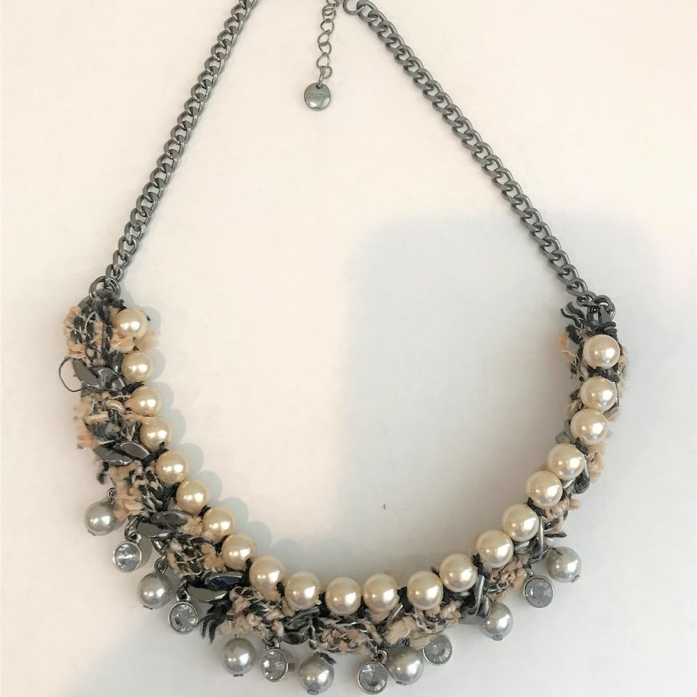 LOFT Mixed-Media Statement Necklace